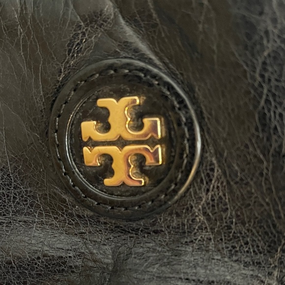 Tory Burch smooth Black Leather Timeless with dust bag - Picture 2 of 8